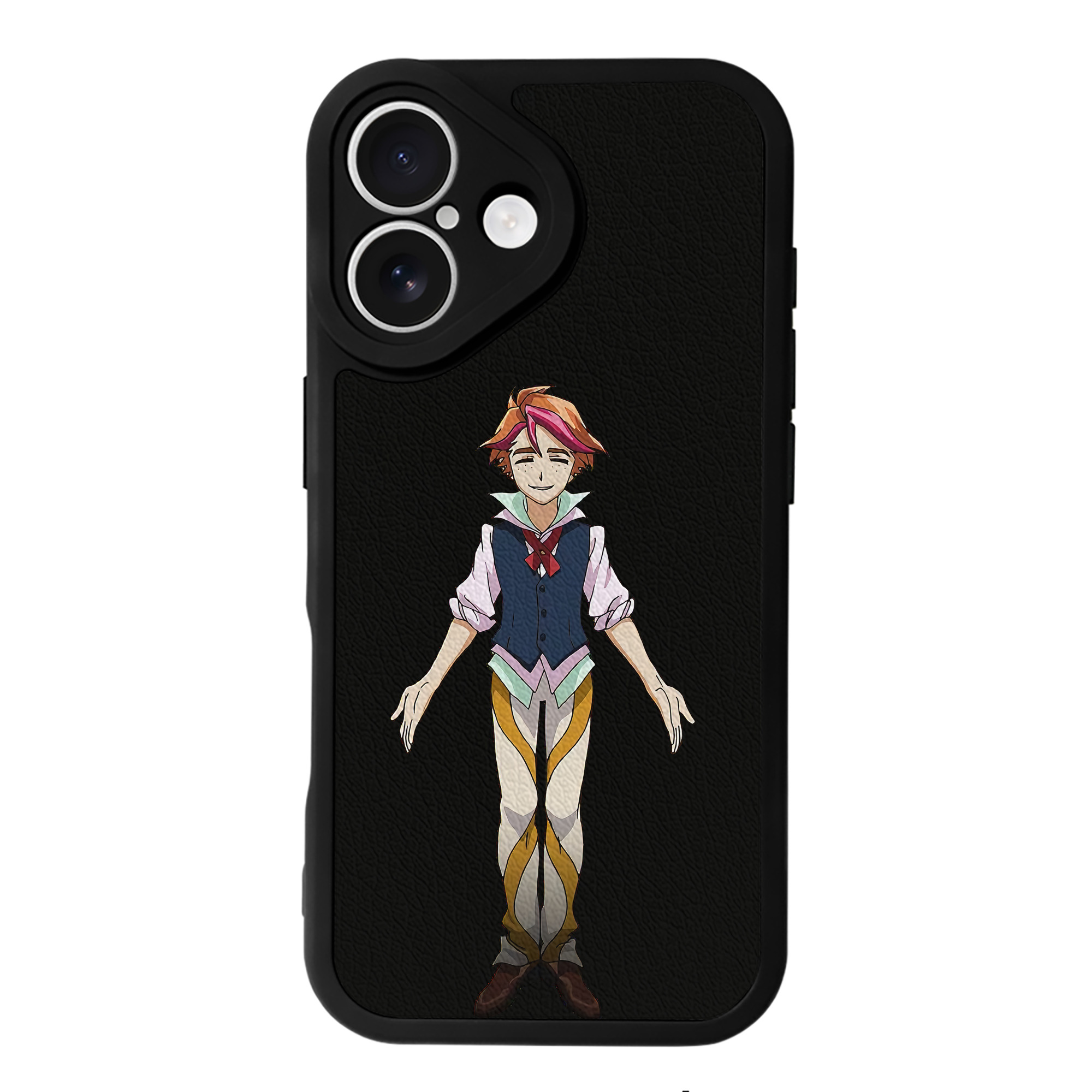 遊☆戯☆王 Yu-Gi-Oh! 【iPhone 16シリーズ対応】シリコンスマホケース（レザー調） 材質：シリコン